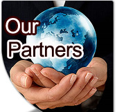 Banner advertising, partners listing